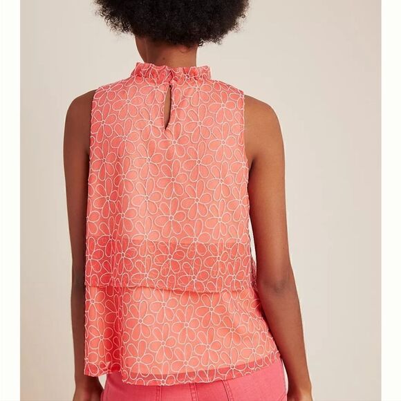 Anthropologie Sunday In Brooklyn Embroidered Floral top - Picture 2 of 9